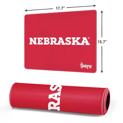 University of Nebraska Red Gaming Mouse Pad