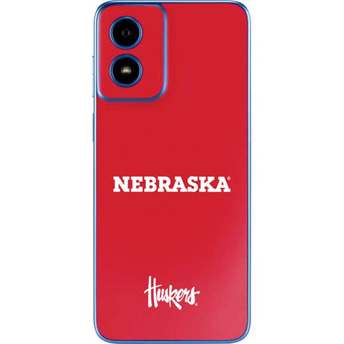 University of Nebraska Red Moto G Play 4G (2024) Skin