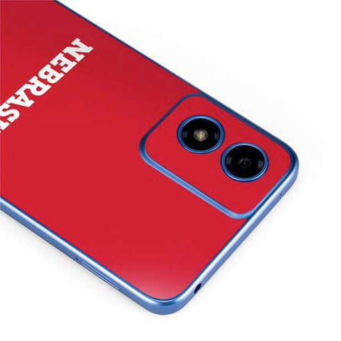 University of Nebraska Red Moto G Play 4G (2024) Skin