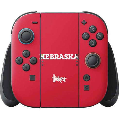 University of Nebraska Red Nintendo Switch 2 (2025) Joy-Con Controller Skin