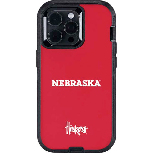 University of Nebraska Red Otterbox Defender iPhone Skin