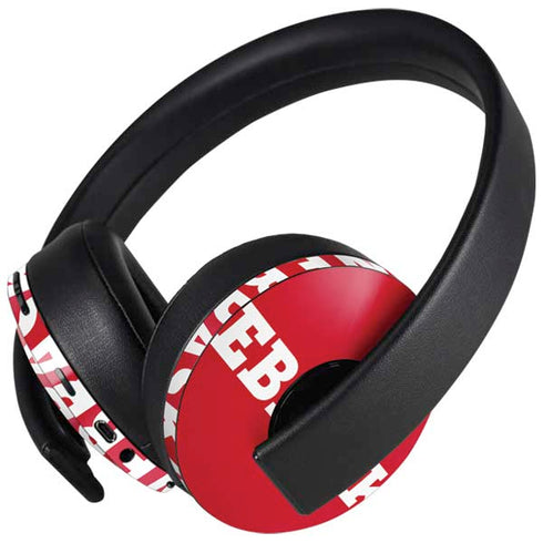 University of Nebraska Red PlayStation 4 Gold Wireless Headset Skin