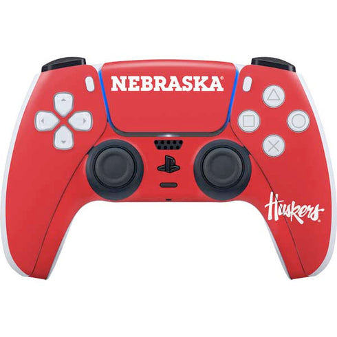 University of Nebraska Red PlayStation PS5 Skins