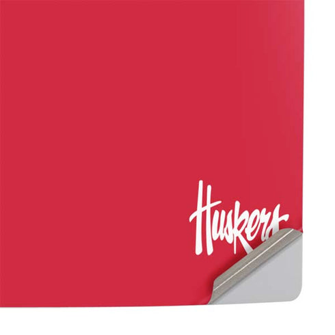 University of Nebraska Red PS5 Pro Console Skin