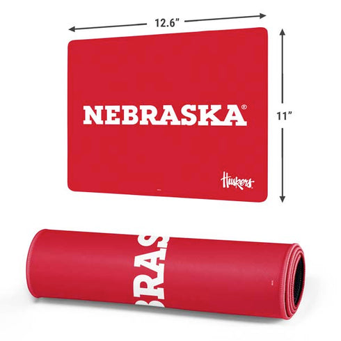 University of Nebraska Red Gaming Mouse Pad