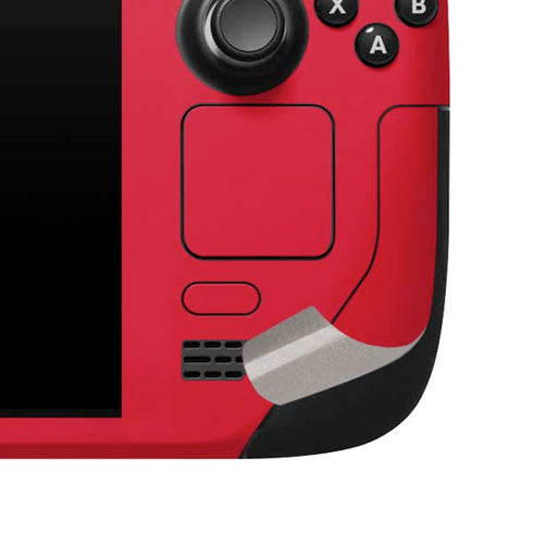 University of Nebraska Red Steam Deck Handheld Gaming Computer Skin