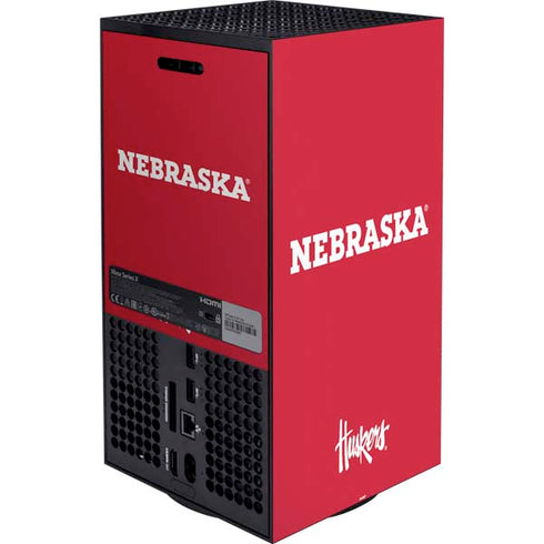 University of Nebraska Red XBox Series X Digital Edition Bundle Skin