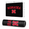 University of Nebraska Collegiate Text Black Gaming Mouse Pad
