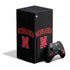 University of Nebraska Collegiate Text Black Xbox Series X Bundle Skin