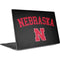 University of Nebraska Collegiate Text Black Dell XPS Skin