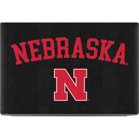 University of Nebraska Collegiate Text Black Dell XPS Skin