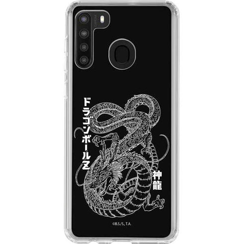 Dragon Ball Z Negative Shenron Galaxy A21 Clear Case