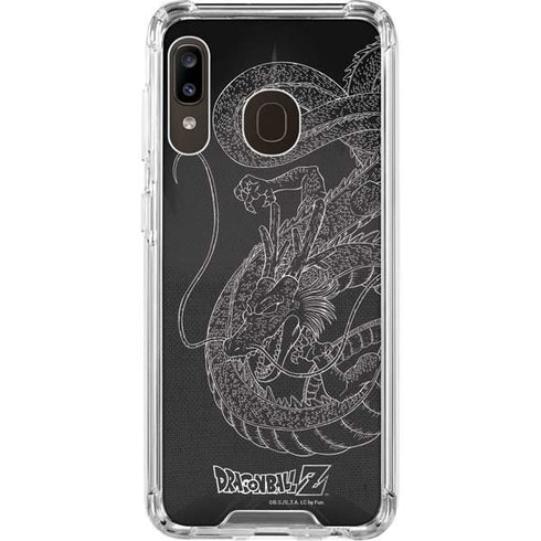 Dragon Ball Z Negative Shenron Galaxy A30 Clear Case