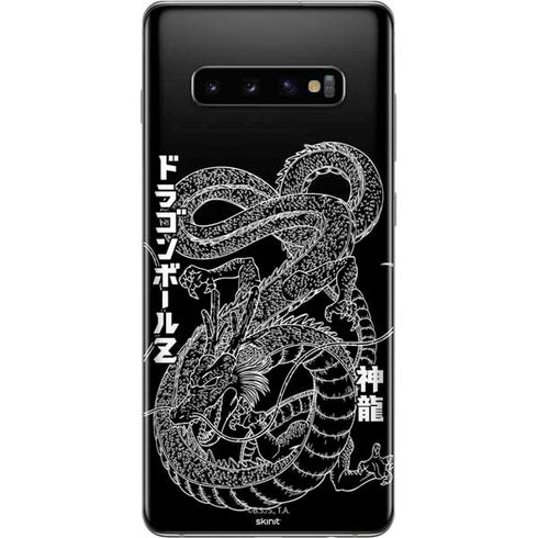 Dragon Ball Z Negative Shenron Galaxy S10 Plus Skin