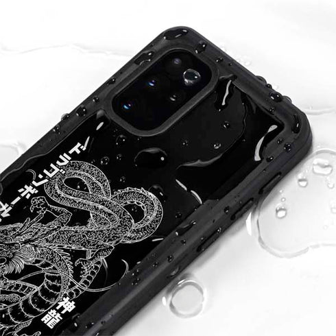 Dragon Ball Z Negative Shenron Galaxy S20 Plus Waterproof Case