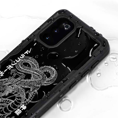 Dragon Ball Z Negative Shenron Galaxy S20 Waterproof Case