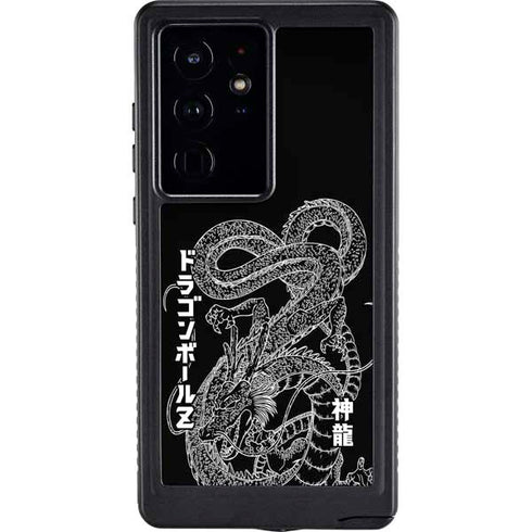 Dragon Ball Z Negative Shenron Galaxy S24 Ultra Waterproof Case