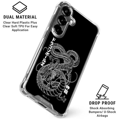 Dragon Ball Z Negative Shenron Galaxy S26 Clear Case