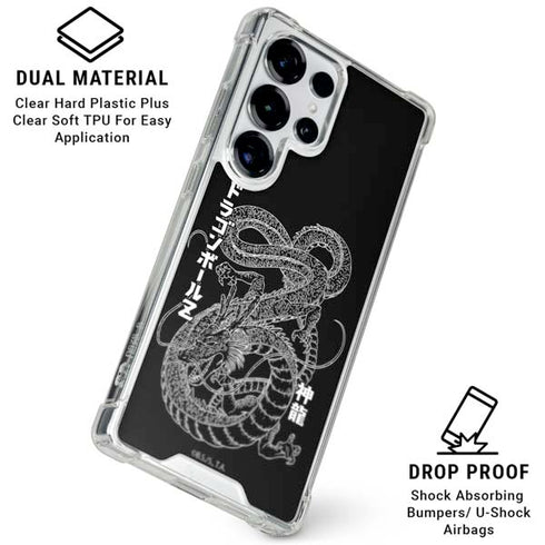 Dragon Ball Z Negative Shenron Galaxy S26 Ultra Clear Case
