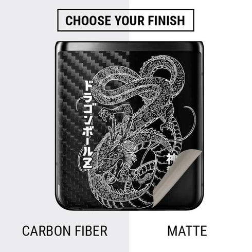 Dragon Ball Z Negative Shenron Galaxy Z Flip Skin