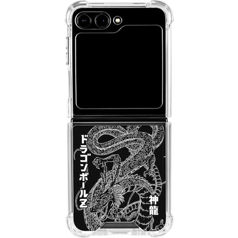 Dragon Ball Z Negative Shenron Galaxy Z Flip5 5G Clear Case