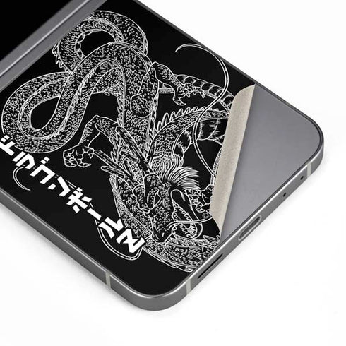 Dragon Ball Z Negative Shenron Galaxy Z Flip6 Skin