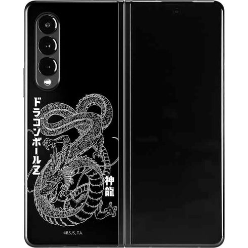 Dragon Ball Z Negative Shenron Galaxy Z Fold3 5G Skin