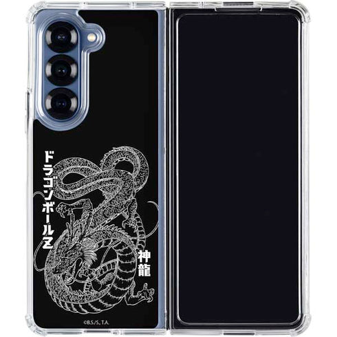 Dragon Ball Z Negative Shenron Galaxy Z Fold7 Clear Case