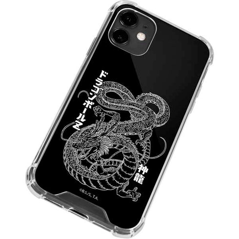 Dragon Ball Z Negative Shenron iPhone 12 Clear Case
