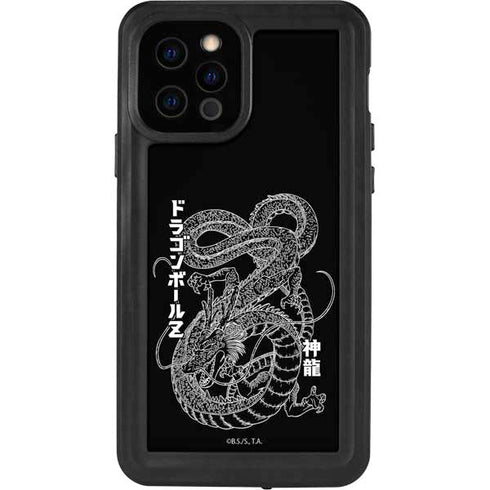 Dragon Ball Z Negative Shenron iPhone 12 Pro Waterproof Case