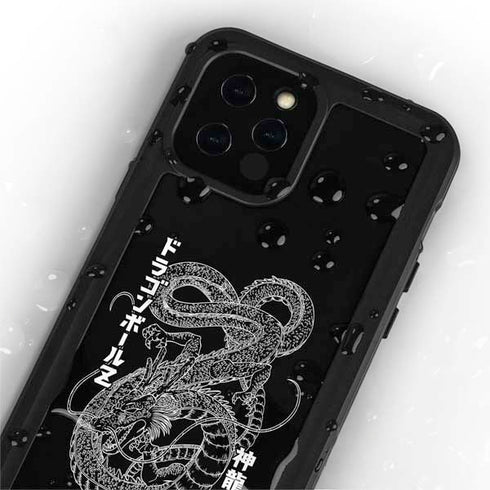 Dragon Ball Z Negative Shenron iPhone 12 Pro Waterproof Case