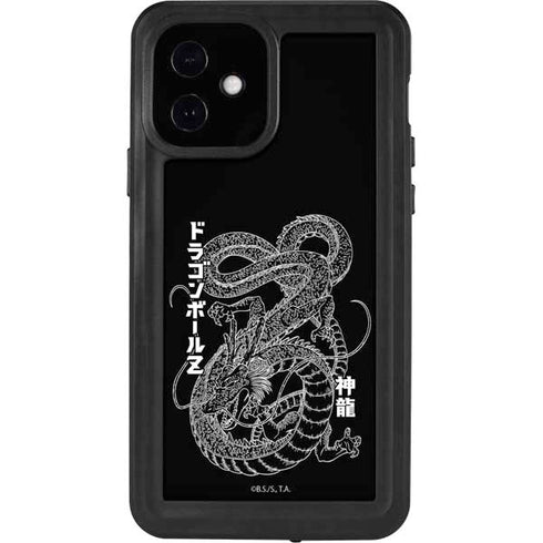 Dragon Ball Z Negative Shenron iPhone 12 Waterproof Case