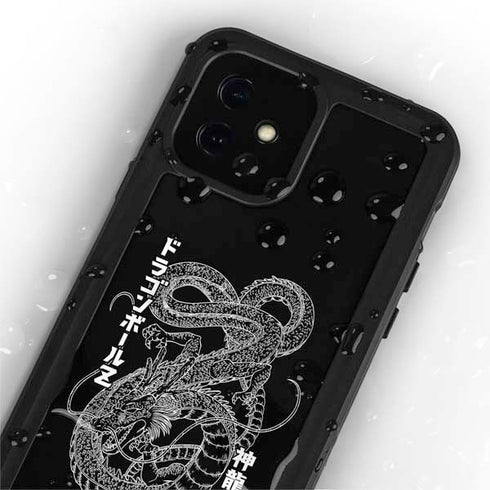 Dragon Ball Z Negative Shenron iPhone 12 Waterproof Case