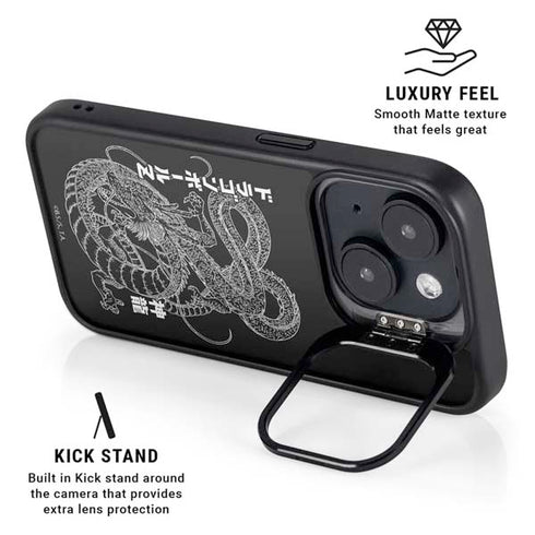 Dragon Ball Z Negative Shenron iPhone 13 Kickstand Case