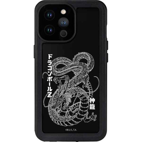 Dragon Ball Z Negative Shenron iPhone 14 Pro Max Waterproof Case