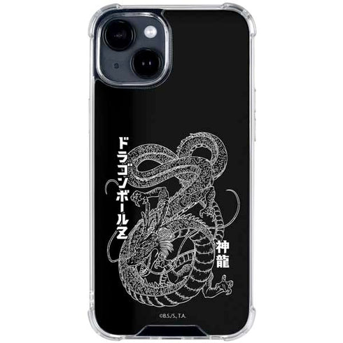 Dragon Ball Z Negative Shenron iPhone 15 Plus Clear Case