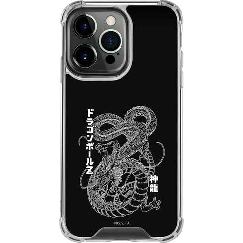 Dragon Ball Z Negative Shenron iPhone 15 Pro Clear Case