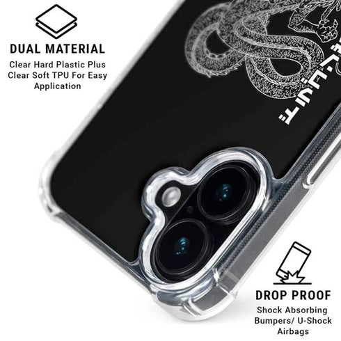 Dragon Ball Z Negative Shenron iPhone 16 Clear Case