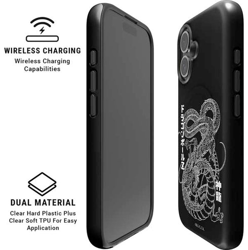 Dragon Ball Z Negative Shenron iPhone 16 Plus Magsafe Impact Case