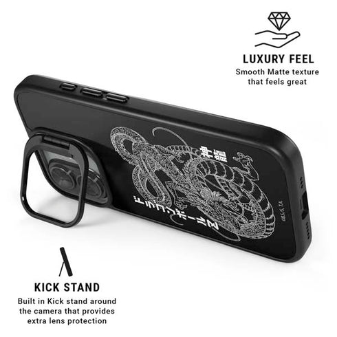 Dragon Ball Z Negative Shenron iPhone 17 Kickstand Case