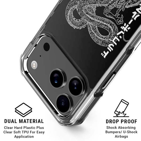 Dragon Ball Z Negative Shenron iPhone 18 Pro Clear Case