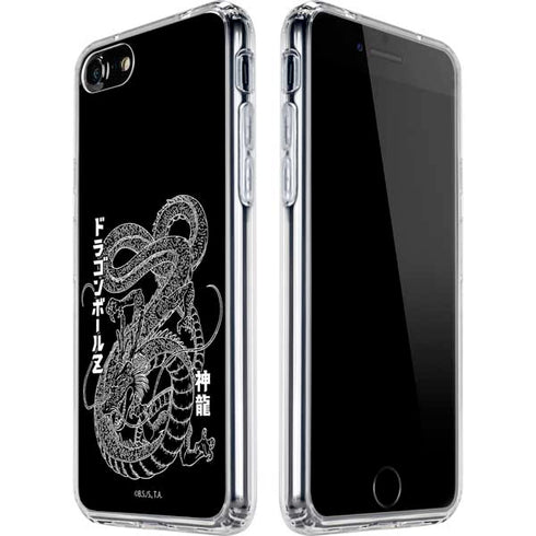 Dragon Ball Z Negative Shenron iPhone SE (2nd & 3rd Gen) Clear Case