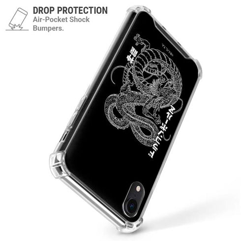 Dragon Ball Z Negative Shenron iPhone XR Clear Case