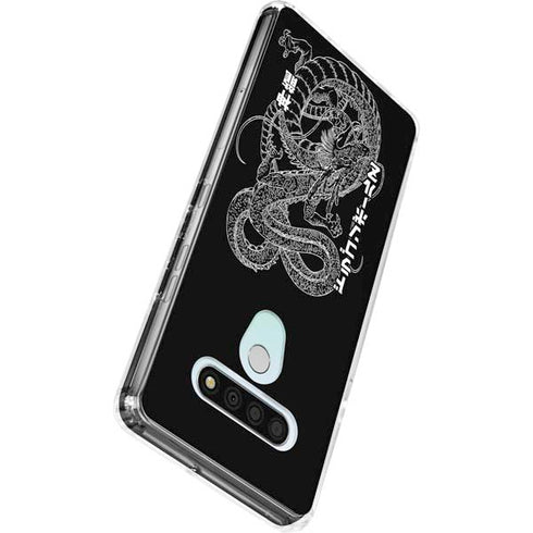 Dragon Ball Z Negative Shenron LG Stylo 6 Clear Case