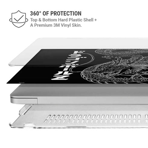 Dragon Ball Z Negative Shenron MacBook Pro 16in (2019-20) Case plus Skin