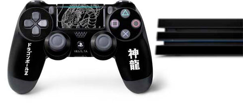 Dragon Ball Z Negative Shenron PS4 Pro Bundle Skin