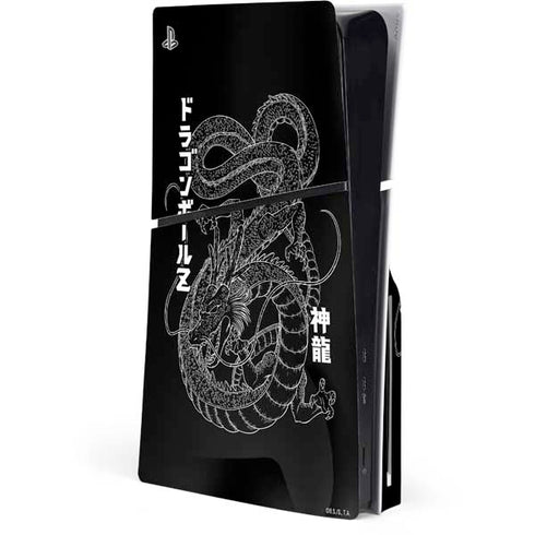 Dragon Ball Z Negative Shenron PS5 Slim Disk Console Skin