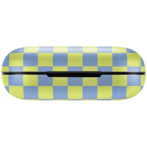 Neon Checkered Amazon Echo Buds Skin