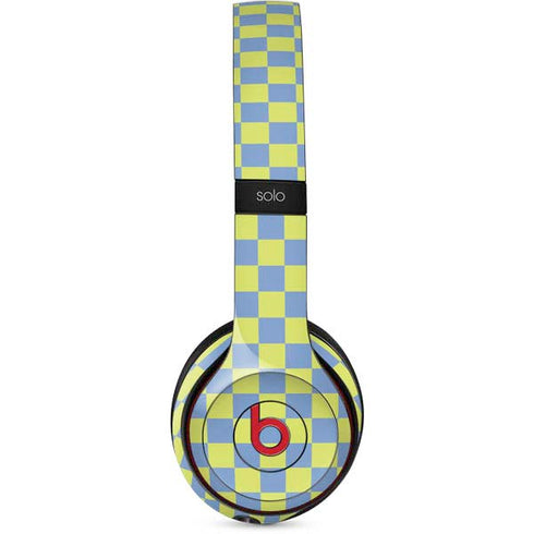Neon Checkered Beats Solo 3 Wireless Skin