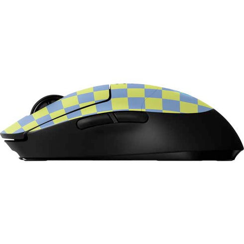 Neon Checkered G Pro Wireless Gaming Mouse Skin